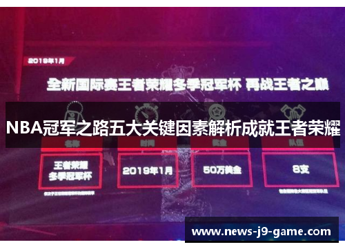 NBA冠军之路五大关键因素解析成就王者荣耀